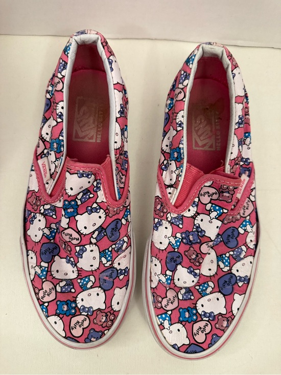 Vans Shoes - Vans Kids Slip-On Sneakers - Pink with Hello Kitty Print
